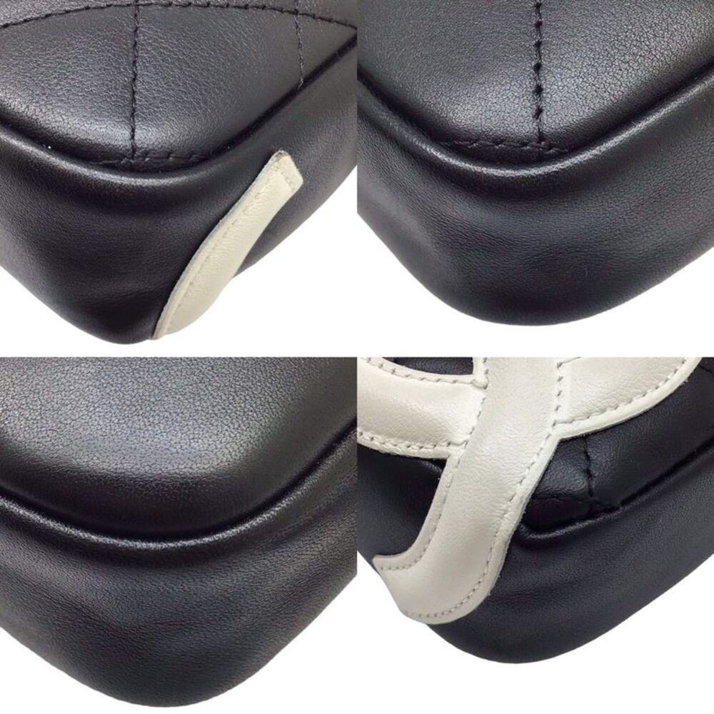 Chanel Cambon Line Black Leather Shoulder Bag (Pre-Owned) - Picture 8 of 10